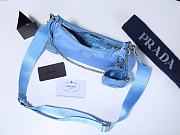 Prada Re-Edititon 2005 Re-Nylon Blue 22x12x6cm - 3