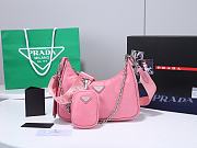 Prada Re-Edititon 2005 Re-Nylon Pink 22x12x6cm - 3
