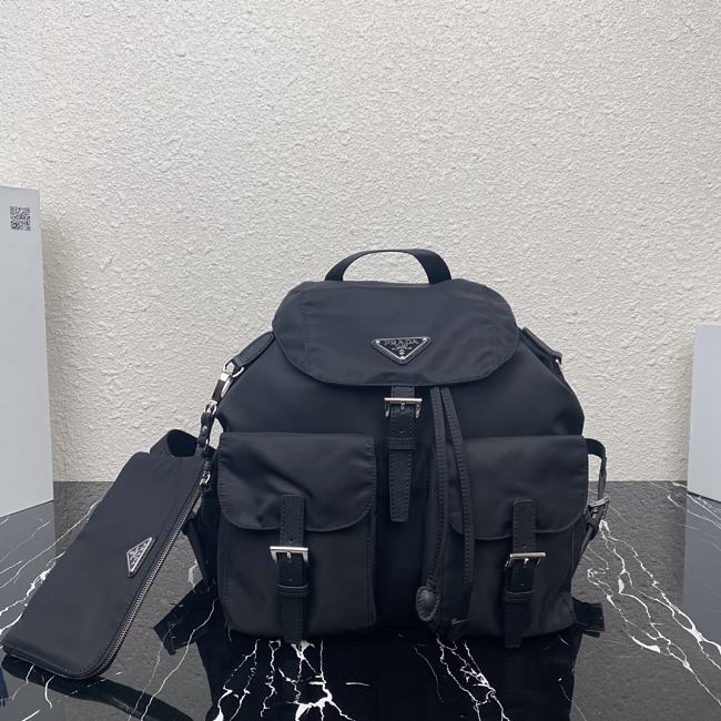Prada Re-Nylon Black Backpack 30x32x15cm - 1