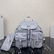 Prada Re-Nylon Grey Backpack 30x32x15cm - 1
