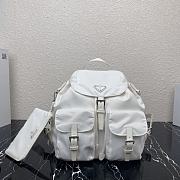 Prada Re-Nylon White Backpack 30x32x15cm - 1