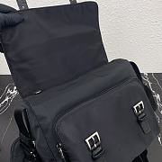 Prada Re-Nylon Triangle Black 27x20x12cm - 5