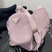 Prada Re-Nylon Triangle Pink 27x20x12cm - 3