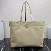 Prada Tessuto Tote Bag Cream Cloth Nylon 40×34×16cm - 1