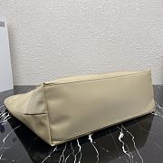 Prada Tessuto Tote Bag Cream Cloth Nylon 40×34×16cm - 5