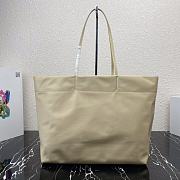 Prada Tessuto Tote Bag Cream Cloth Nylon 40×34×16cm - 3