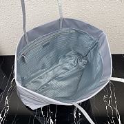Prada Tessuto Tote Bag Grey Cloth Nylon 40×34×16cm - 3