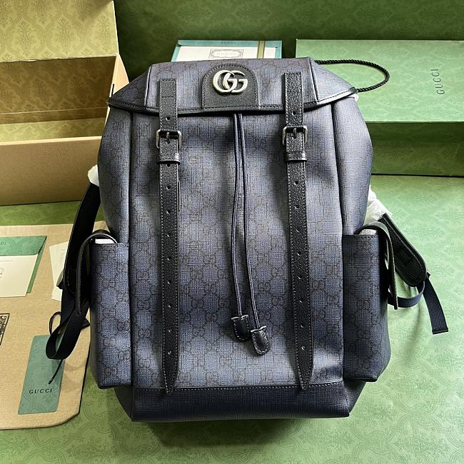 Gucci Blue Ophidia GG Backpack Size 42x25x41cm - 1
