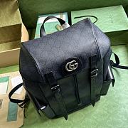 Gucci Blue Ophidia GG Backpack Size 42x25x41cm - 3