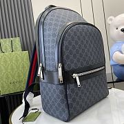 Gucci GG Supreme Backpack Black Size 44X28x15cm - 4