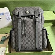 Gucci Gray Ophidia GG Backpack Size 42x25x41cm - 1