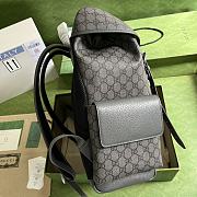 Gucci Gray Ophidia GG Backpack Size 42x25x41cm - 4