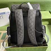 Gucci Gray Ophidia GG Backpack Size 42x25x41cm - 5