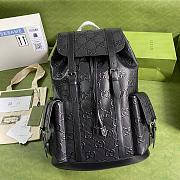 Gucci Jumbo Backpack Black Size 43x34cmx12cm - 5