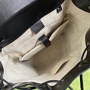 Gucci Jumbo Backpack Black Size 43x34cmx12cm - 6