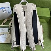 Gucci Jumbo Backpack White Size 43x34x12cm - 2