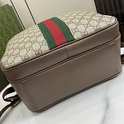 Gucci Ophidia Backpack Beige Size 40X28x15cm - 3