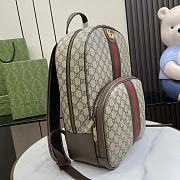Gucci Ophidia Backpack Beige Size 40X28x15cm - 4