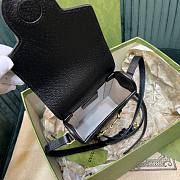 Gucci Horsebit 1955 Mini Black Size 11.5x17x4CM - 5