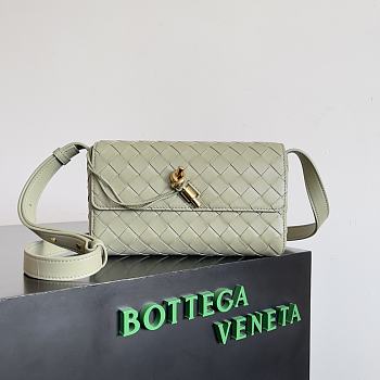 Bottega Veneta Andiamo Bag Avocado Size 21x13x4cm