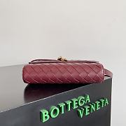 Bottega Veneta Andiamo Bag Plum Size 21x13x4cm - 3