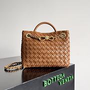 Bottega Veneta Andiamo Bag Orange Size 25x22x10cm - 3