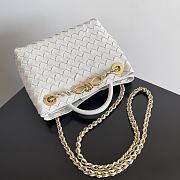 Bottega Veneta Andiamo Bag White Size 25x22x10cm - 5