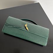 Bottega Veneta Andiamo Clutch Teal 741511 Size 31x13x3cm - 5