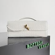Bottega Veneta Andiamo Clutch White 741511 Size 31x13x3cm - 1