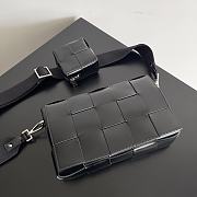 Bottega Veneta Cassette Black Size 26x16x6cm - 3