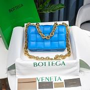 Bottega Veneta Cassette Blue Size 26x18x8cm - 6