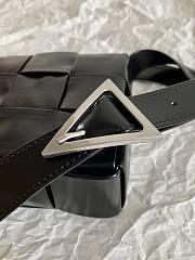 Bottega Veneta Cassette Black Size 23x15x5cm - 3
