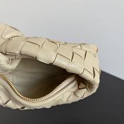 Bottega Veneta Jodie Bag Beige Size 17x16x6cm - 5