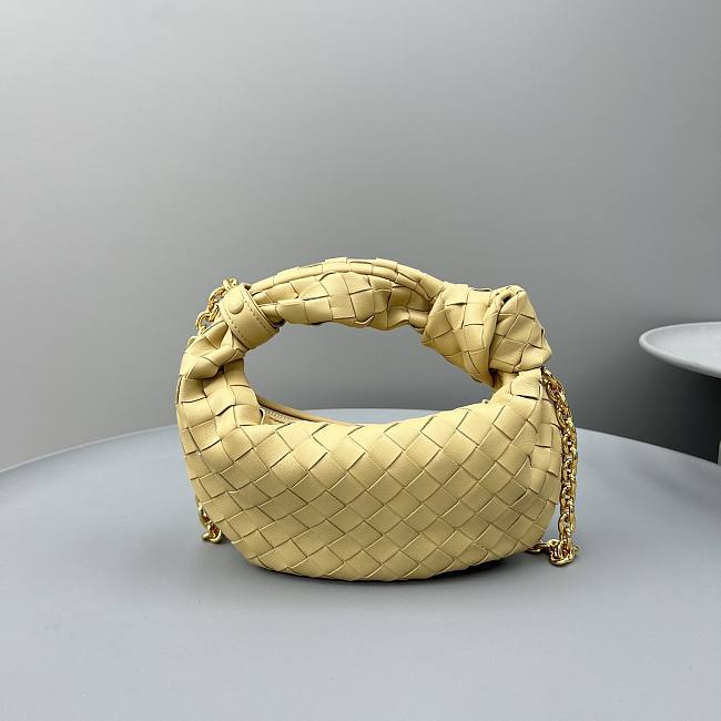 Bottega Veneta Jodie Bag Yellow Size 27x22x3cm - 1