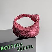 Bottega Veneta Jodie Rough Leather Pink Size 23x15x5cm - 2