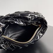 Bottega Veneta Jodie Shiny Leather Black Size 23x15x5cm - 3