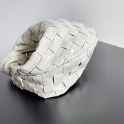 Bottega Veneta Jodie Shiny Leather White Size 23x15x5cm - 5