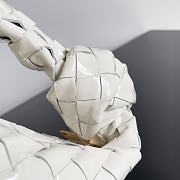 Bottega Veneta Jodie Shiny Leather White Size 23x15x5cm - 3