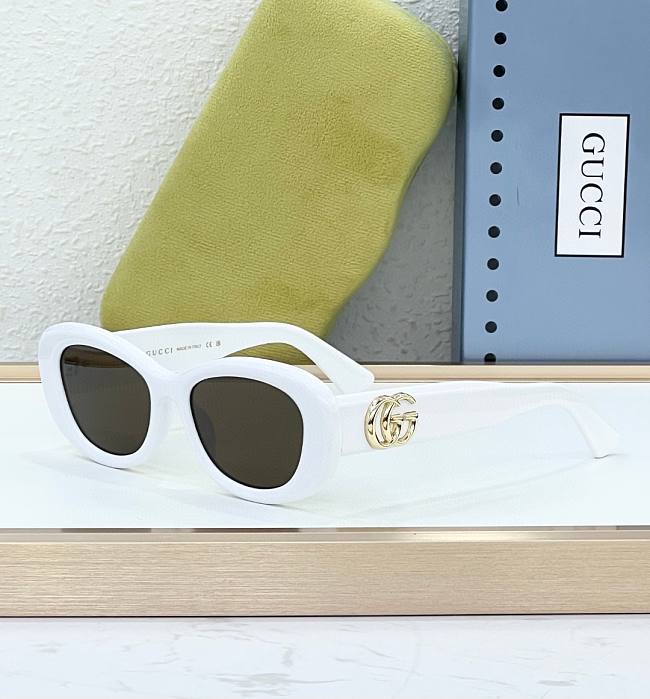 Gucci White Glasses Top Quality 01 - 1