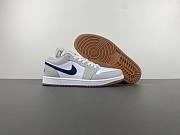 Air Jordan 1 Low Midnight Navy Neutral Grey 553558-146 - 2