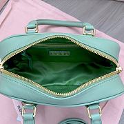 Miu Miu Arcadie Leather Bag Green 22x10x7cm - 2