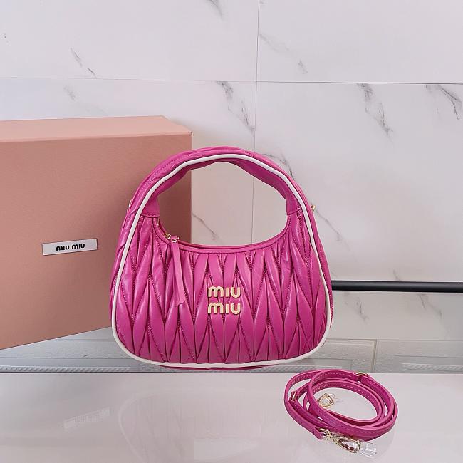 Miu Miu Pink Wander 5BC125 Size 23x13x7cm - 1