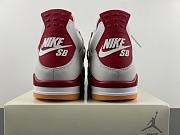 Air Jordan 4 Retro SB Varsity Red DR5415-106 - 4