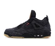 Air Jordan 4 Retro Levi's Black (Levi's Tag) A02571-001 - 1