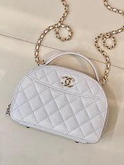 Chanel 25C Bowling White Size 18x13x7cm - 5
