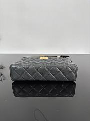 Chanel 25C Long Vanity Caviar Black Bag 17x19x5cm - 5