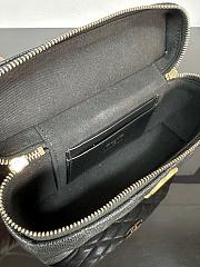 Chanel 25C Long Vanity Caviar Black Bag 17x19x5cm - 3
