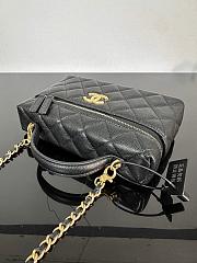 Chanel 25C Long Vanity Caviar Black Bag 17x19x5cm - 2