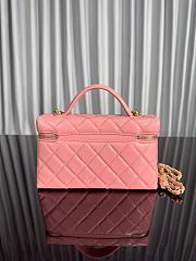 Chanel 25C Long Vanity Caviar Pink Bag 17x19x5cm - 2