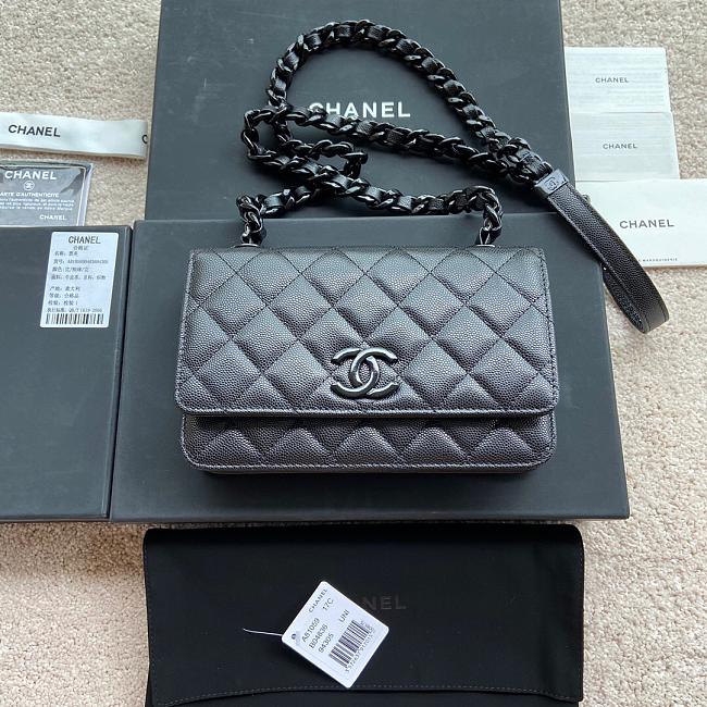 Chanel A81059 Black Size 20x13x3cm - 1